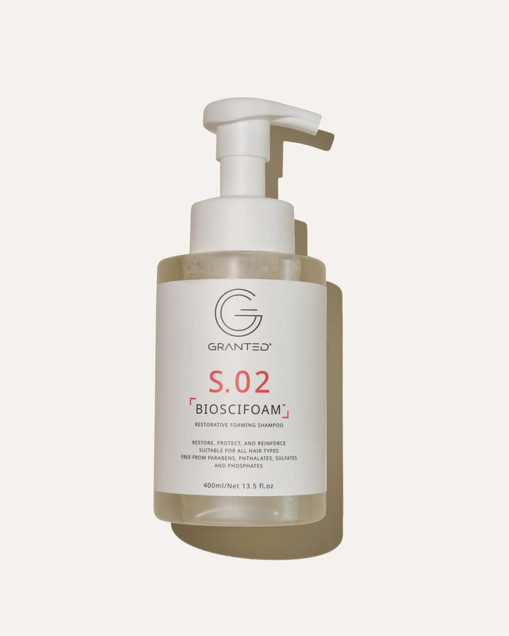 GRANTED S.02 amino acid foam shampoo for damaged hair