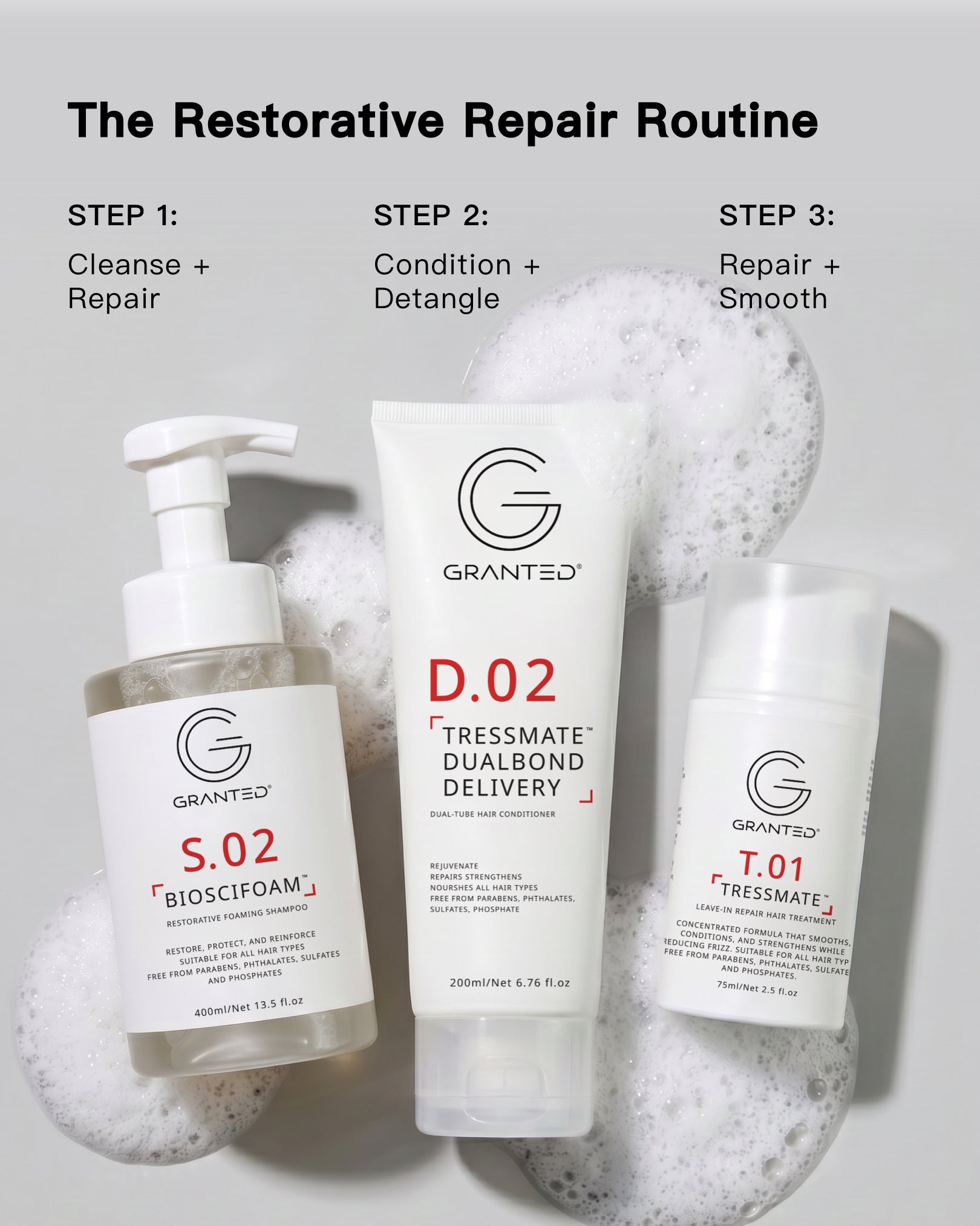 D.02 DUAL-TUBE HAIR CONDITIONER