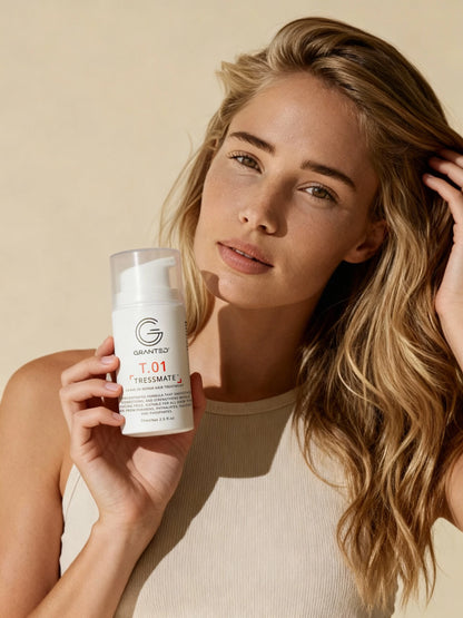 GRANTED T.01 leave-in conditioner bottle front on neutral background