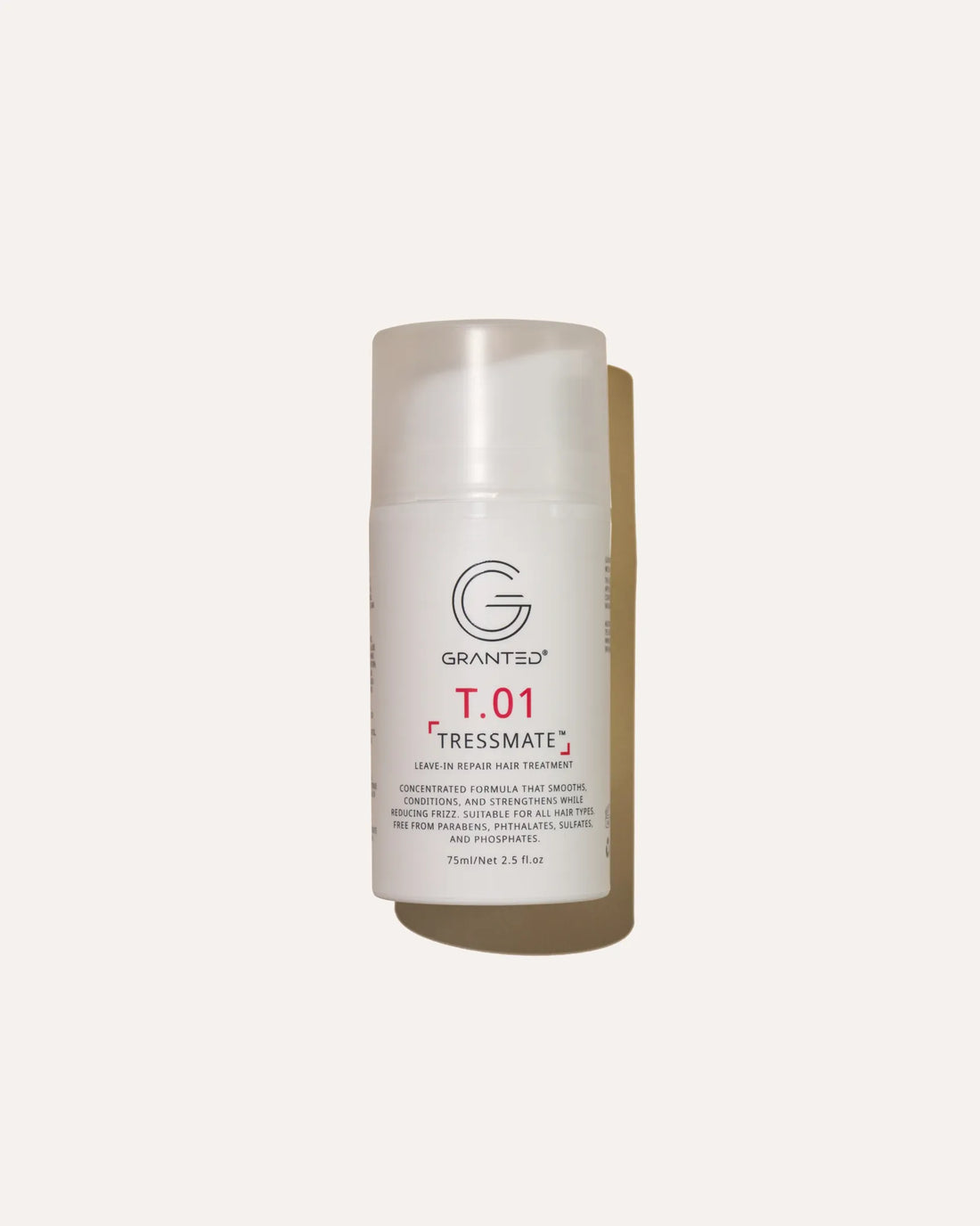 GRANTED T.01 Leave-In Repair Hair Treatment bottle on a neutral background