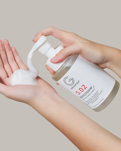 Granted hair repair set with S.01 &amp; S.02 shampoos, D.02 conditioner and T.01 leave-in treatment