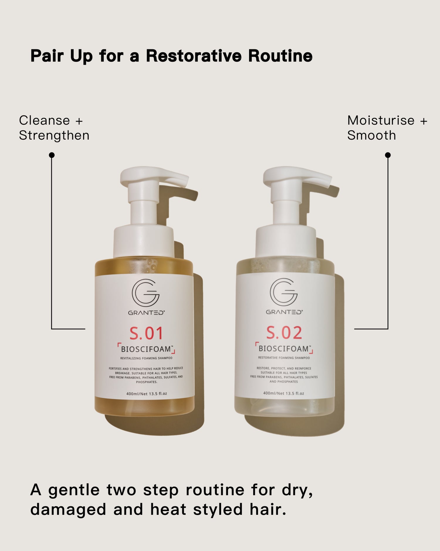S.02 RESTORATIVE FOAMING SHAMPOO