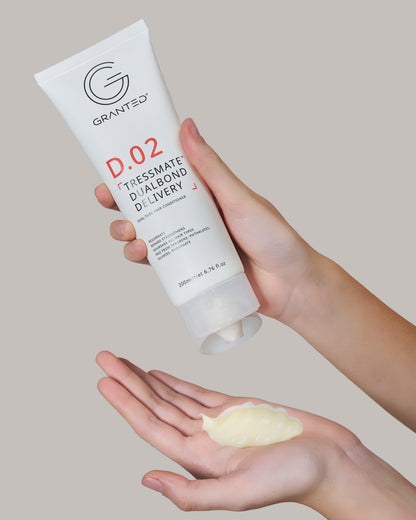 Granted Tressmate DualBond Delivery — dual-tube conditioner for hydration, bond repair and stronger, smoother hair