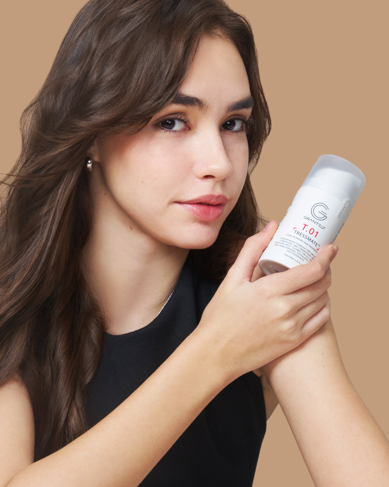 GRANTED T.01 Leave-In Conditioner for frizzy hair, anti-frizz &amp; bond repair, style image 5